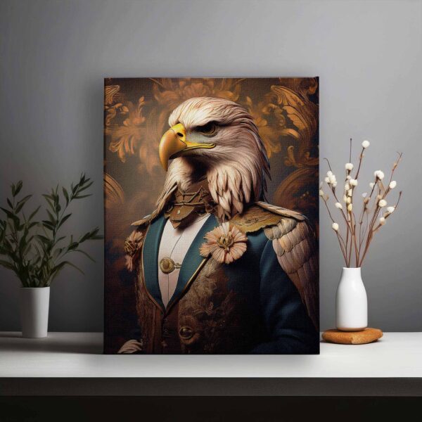 Well-dressed Eagle in human form